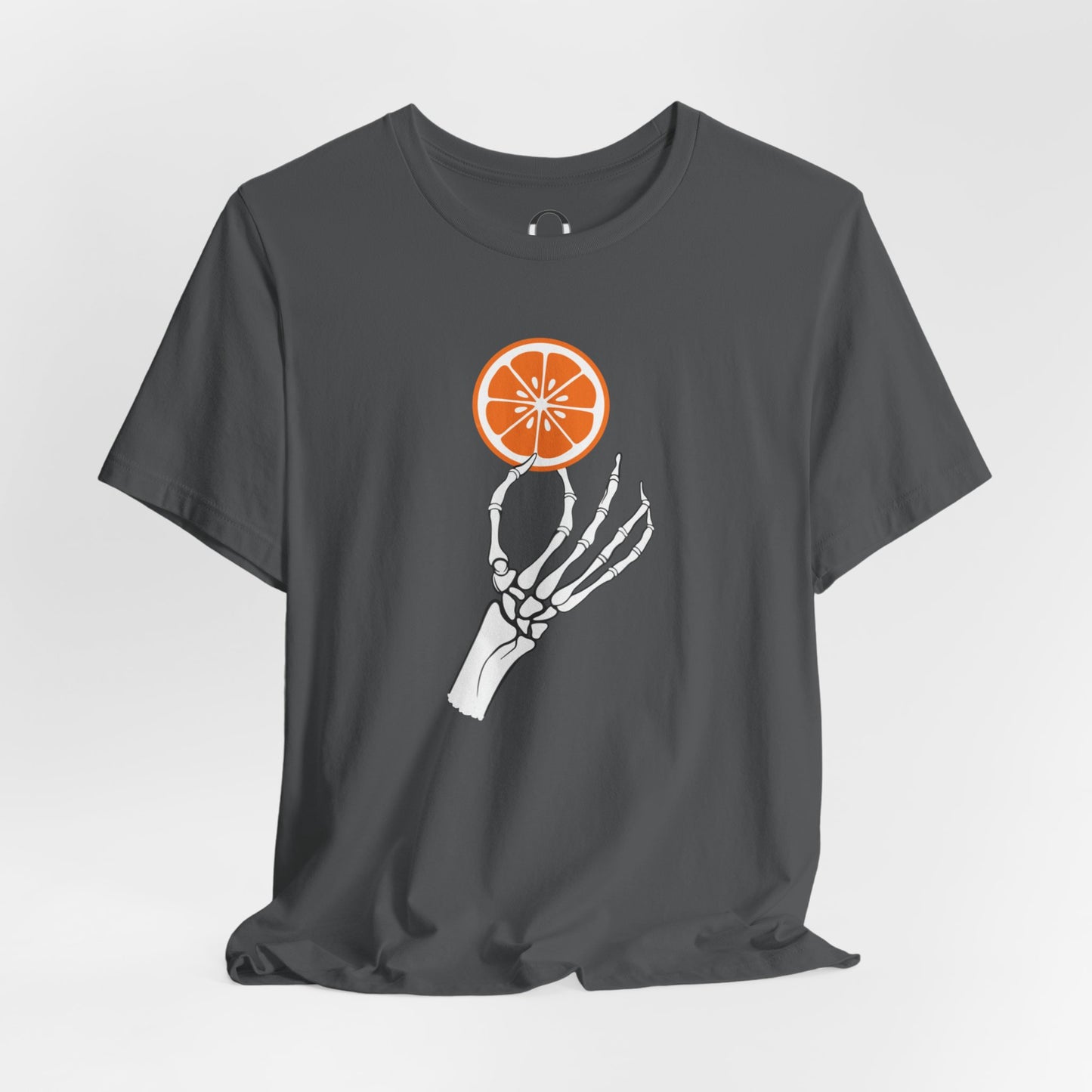 Skeleton Hand Holding An Orange Slice Tee