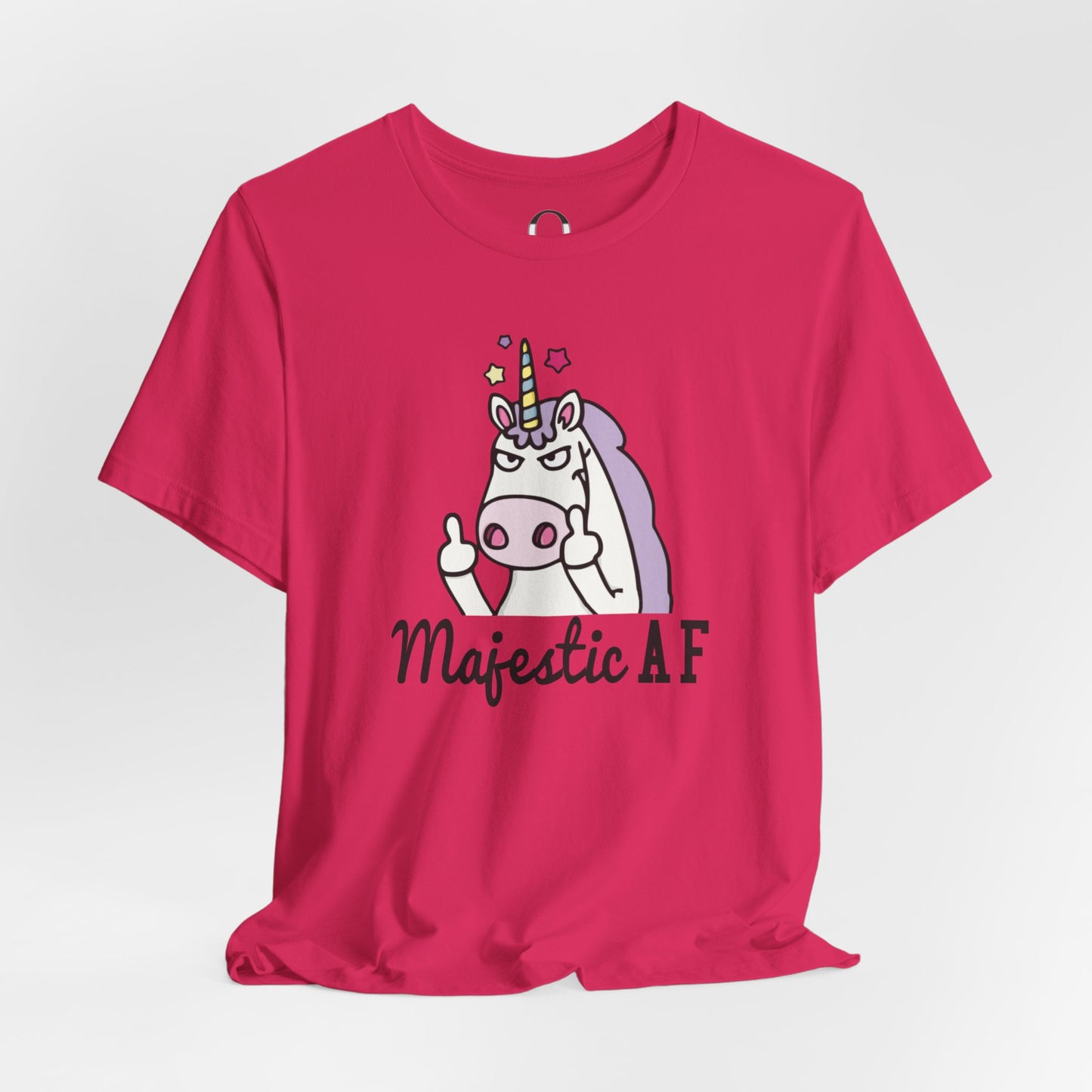 Majestic AF_ Middle Finger Unicorn Tee