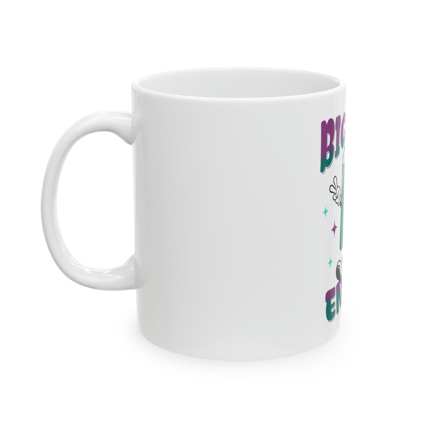 Big Book Energy Ceramic Mug, 11oz