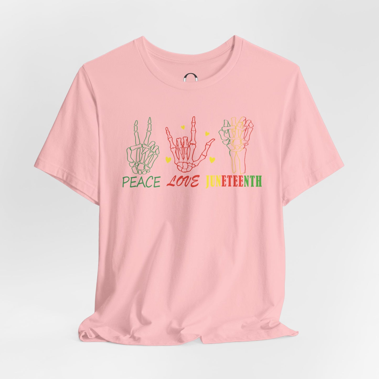 Peace. Love. Juneteenth. Short Sleeve Tee