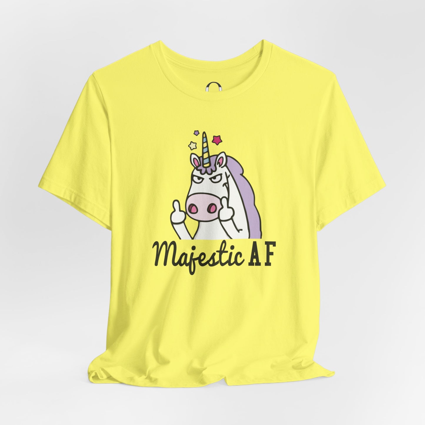 Majestic AF_ Middle Finger Unicorn Tee