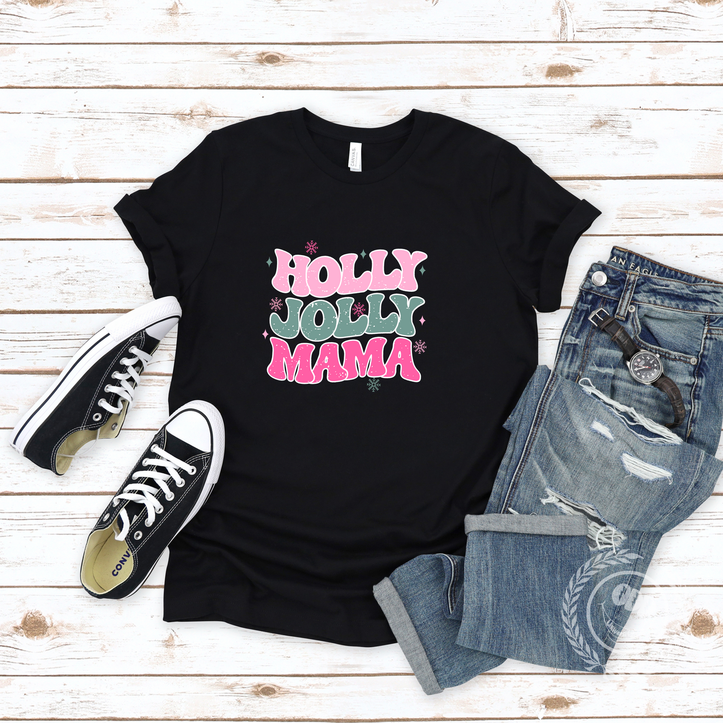 Holly Jolly Mama Tee