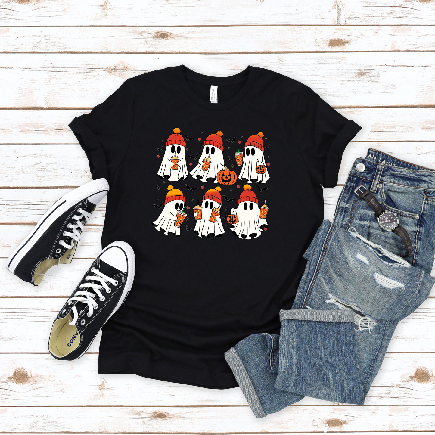 Pumpkin Spice Ghosts Tee
