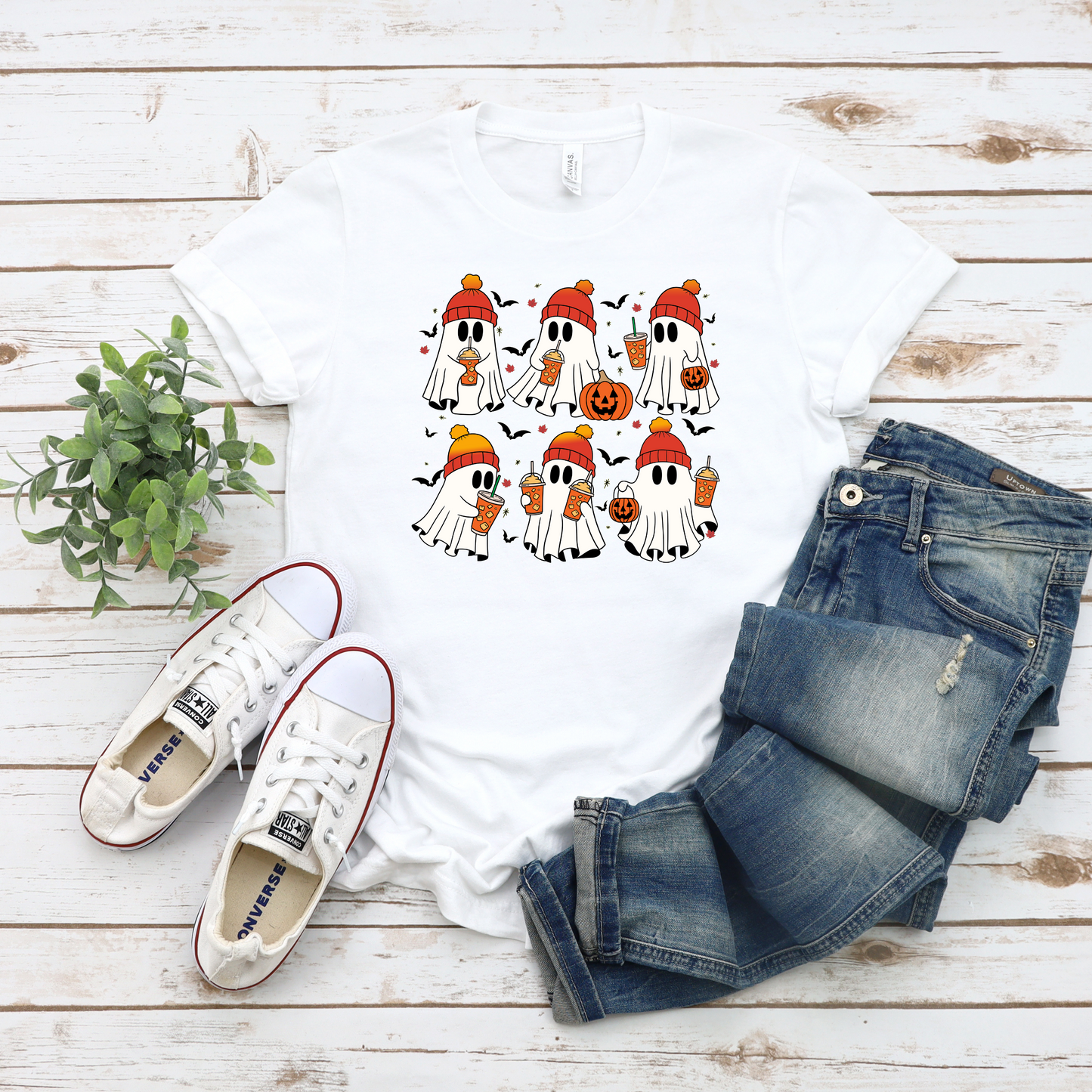 Pumpkin Spice Ghosts Tee