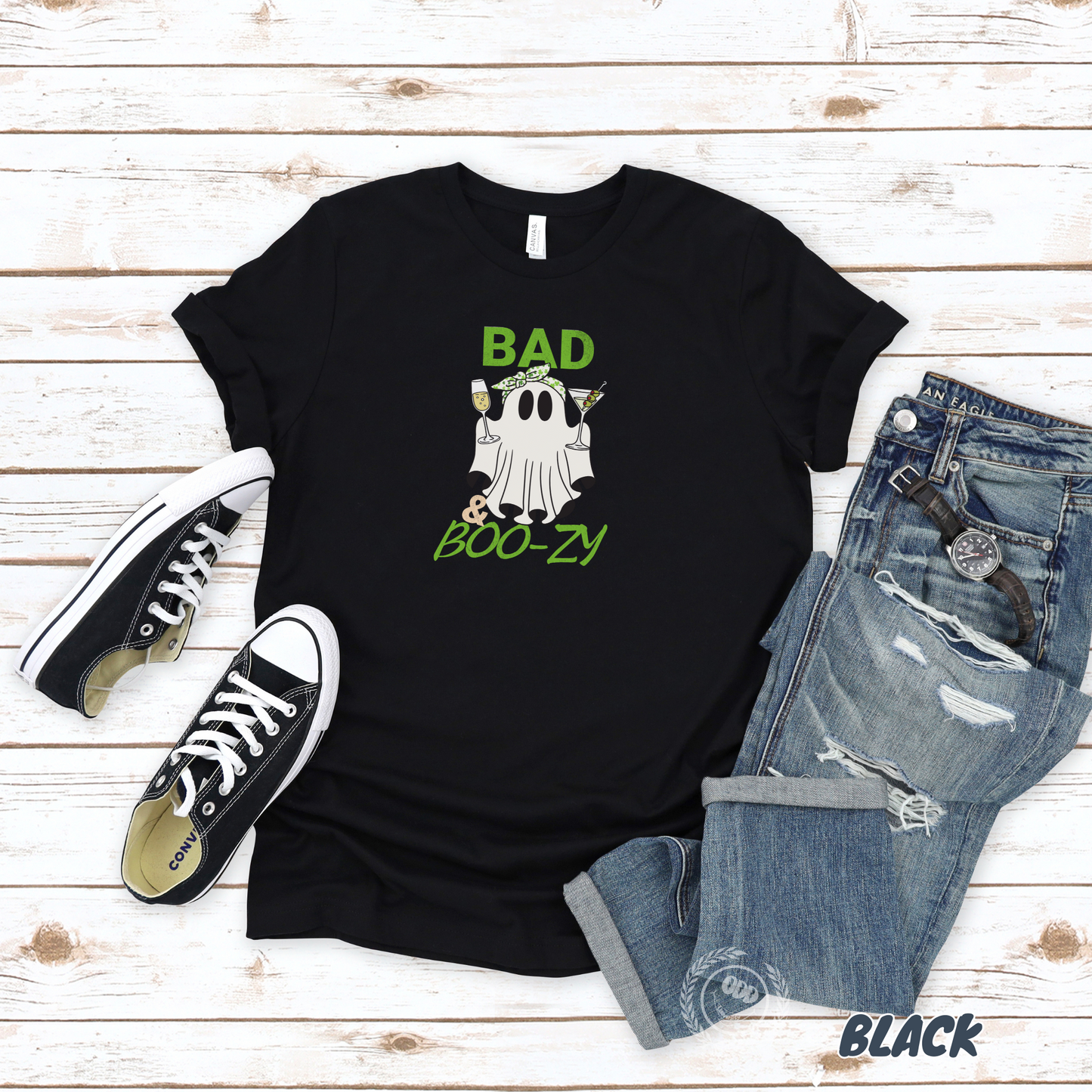 Bad and Boo-zy Ghost Tee