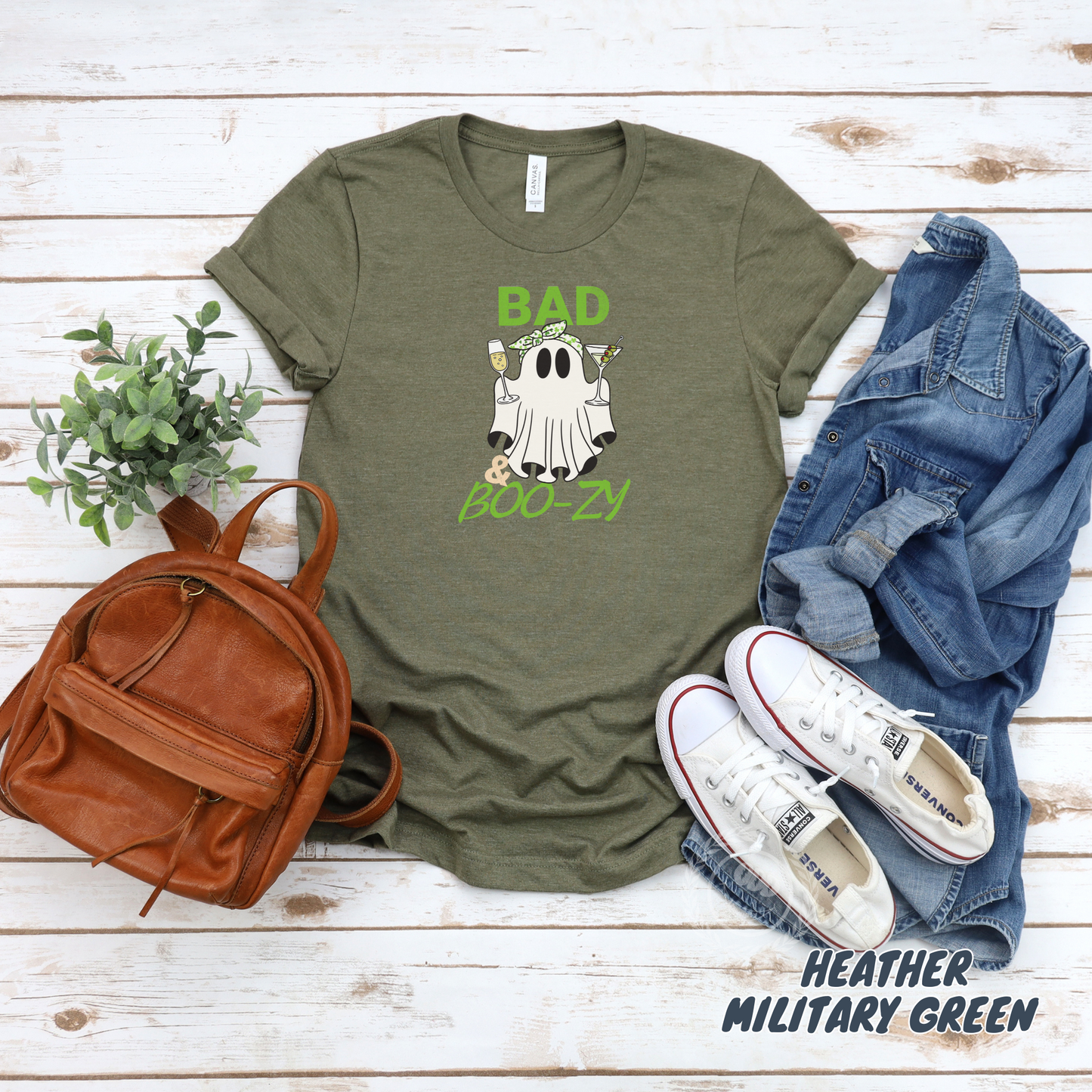 Bad and Boo-zy Ghost Tee