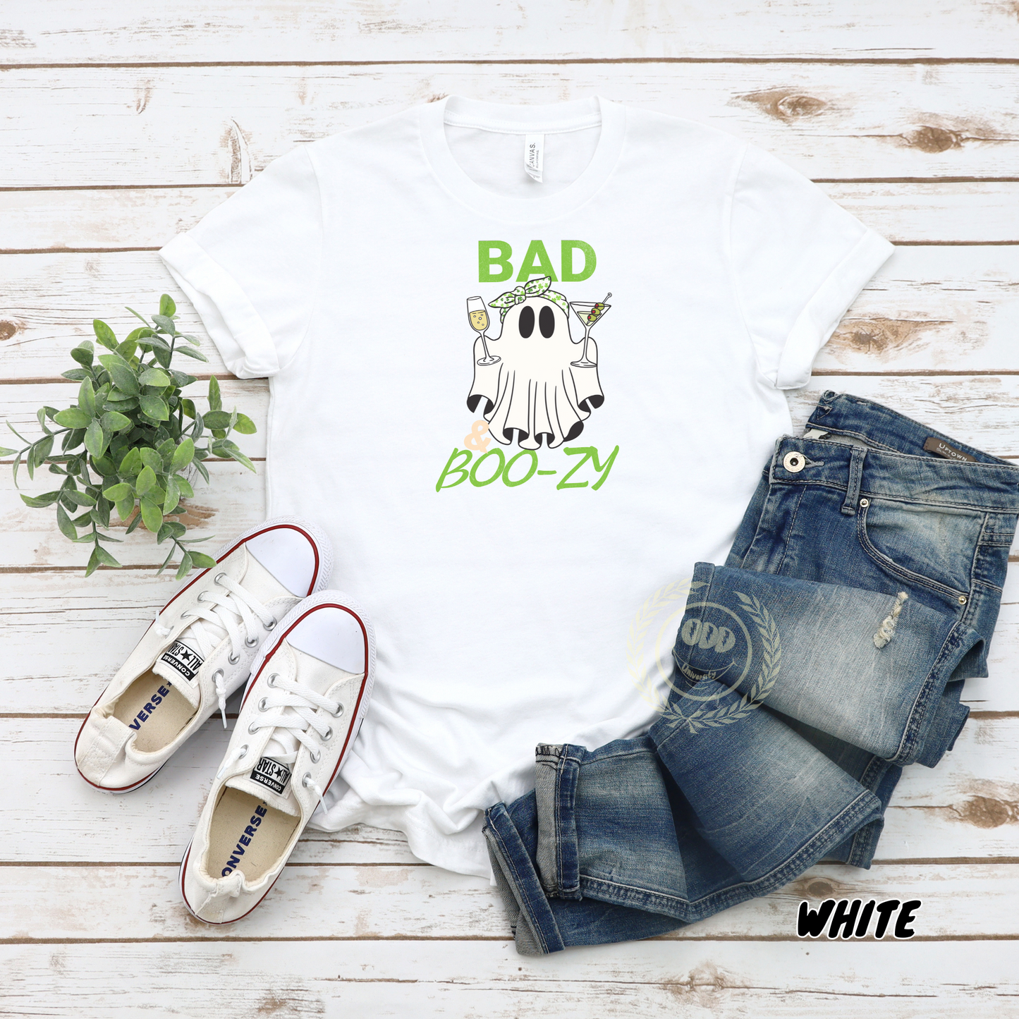Bad and Boo-zy Ghost Tee