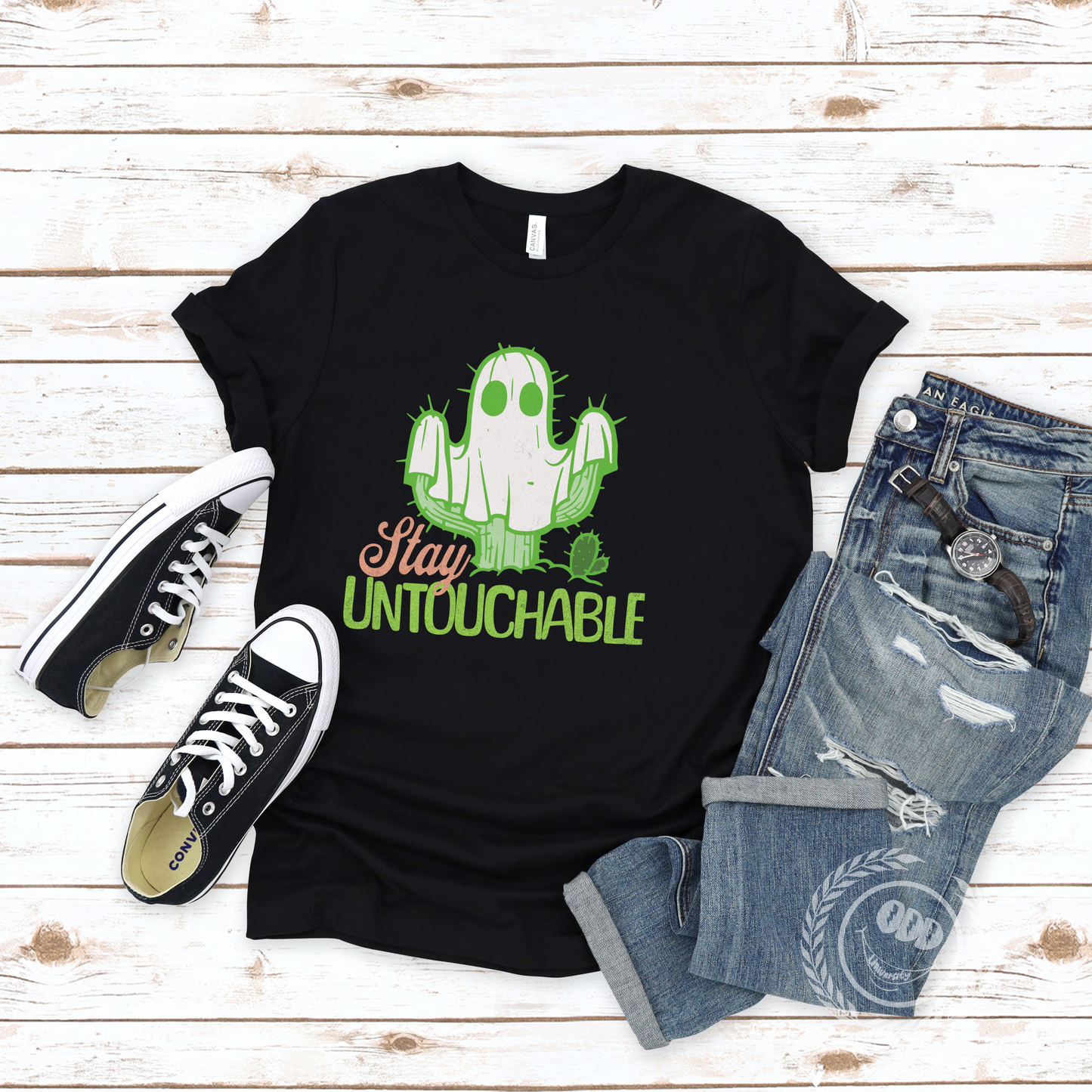 Stay Untouchable Cactus Ghost Tee