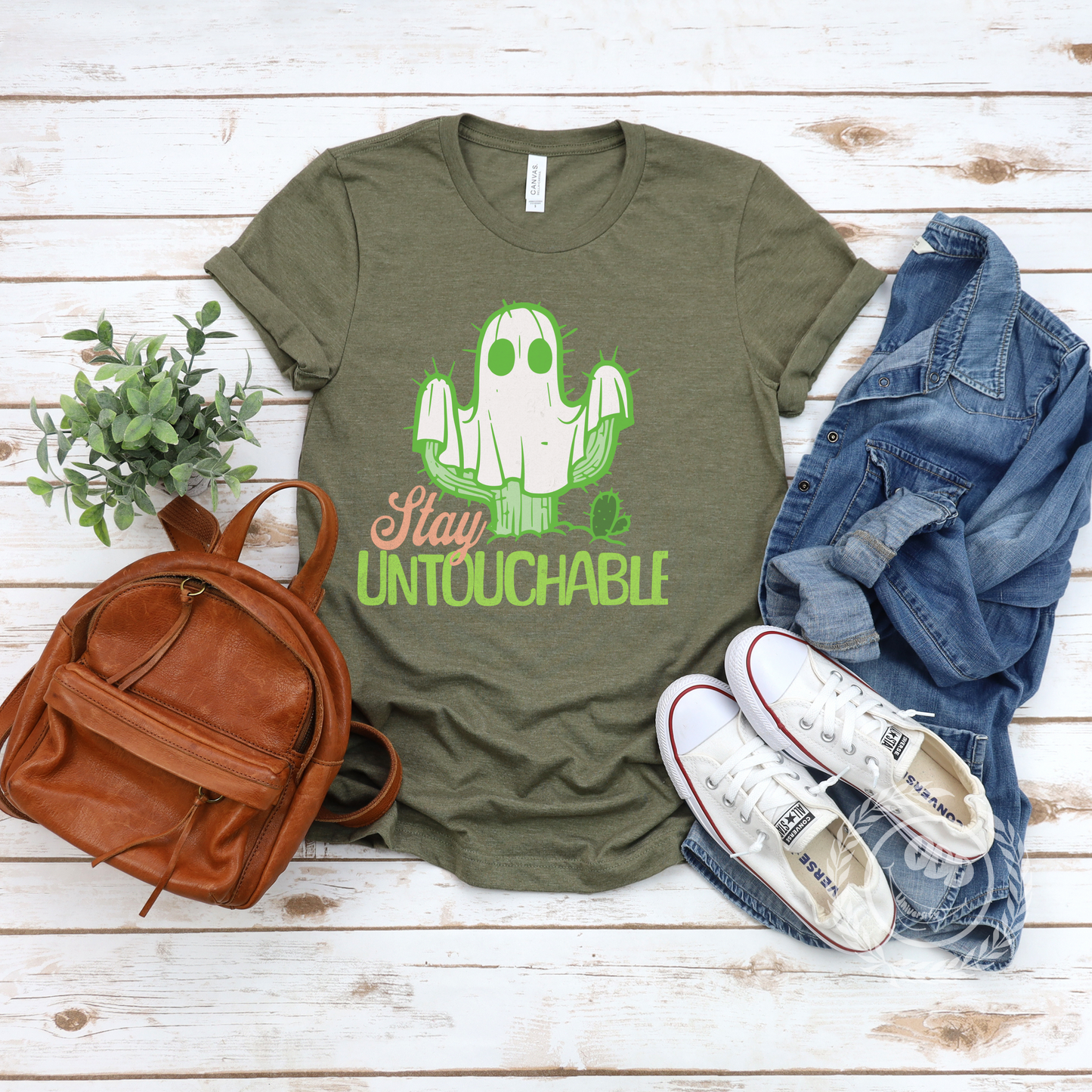 Stay Untouchable Cactus Ghost Tee