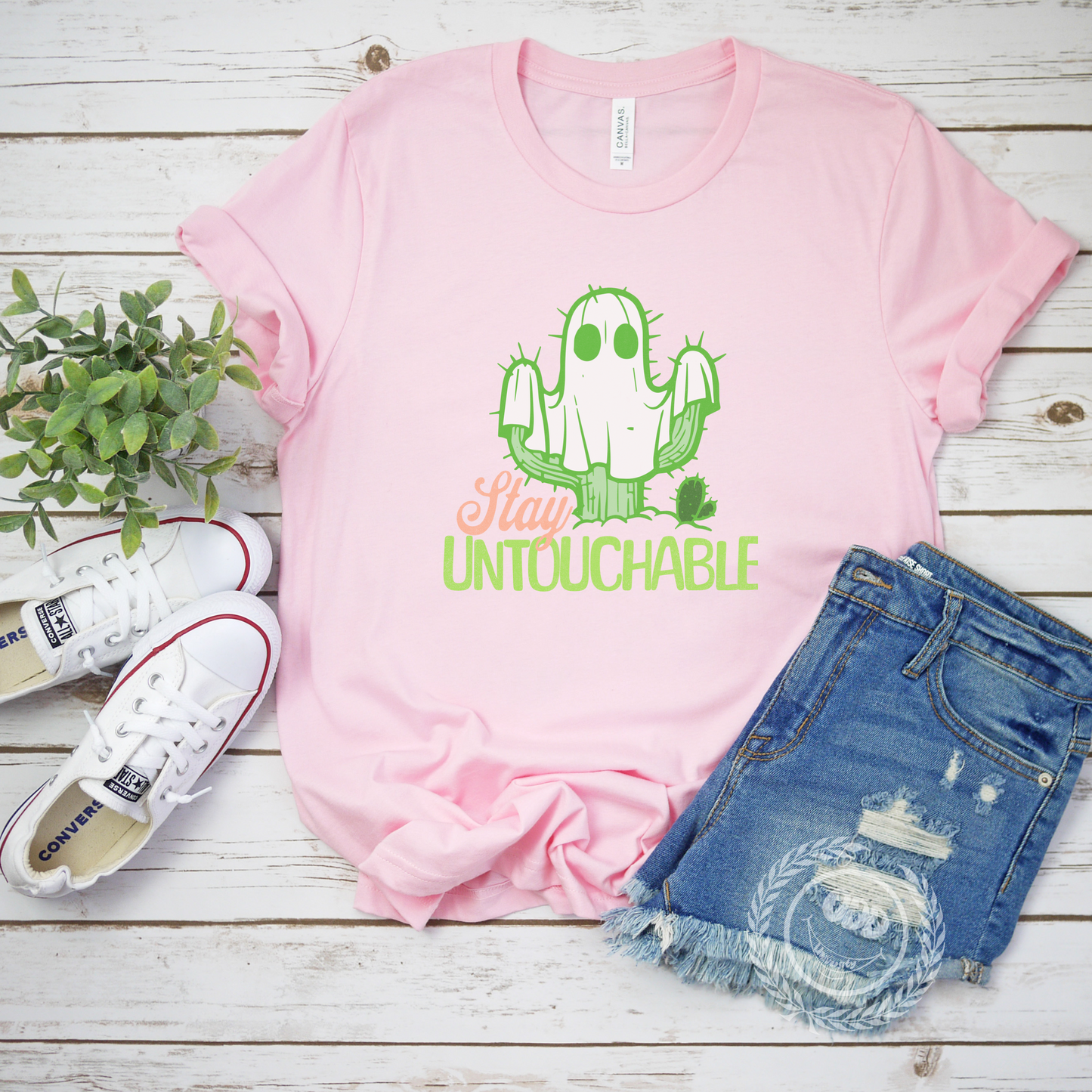Stay Untouchable Cactus Ghost Tee