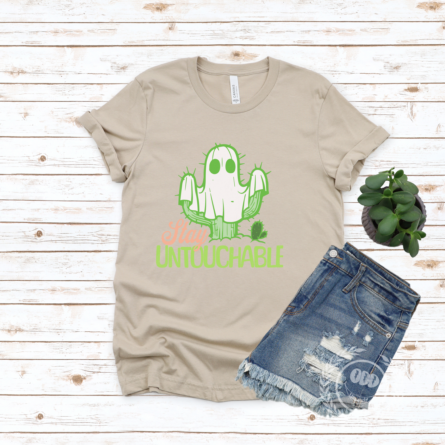 Stay Untouchable Cactus Ghost Tee