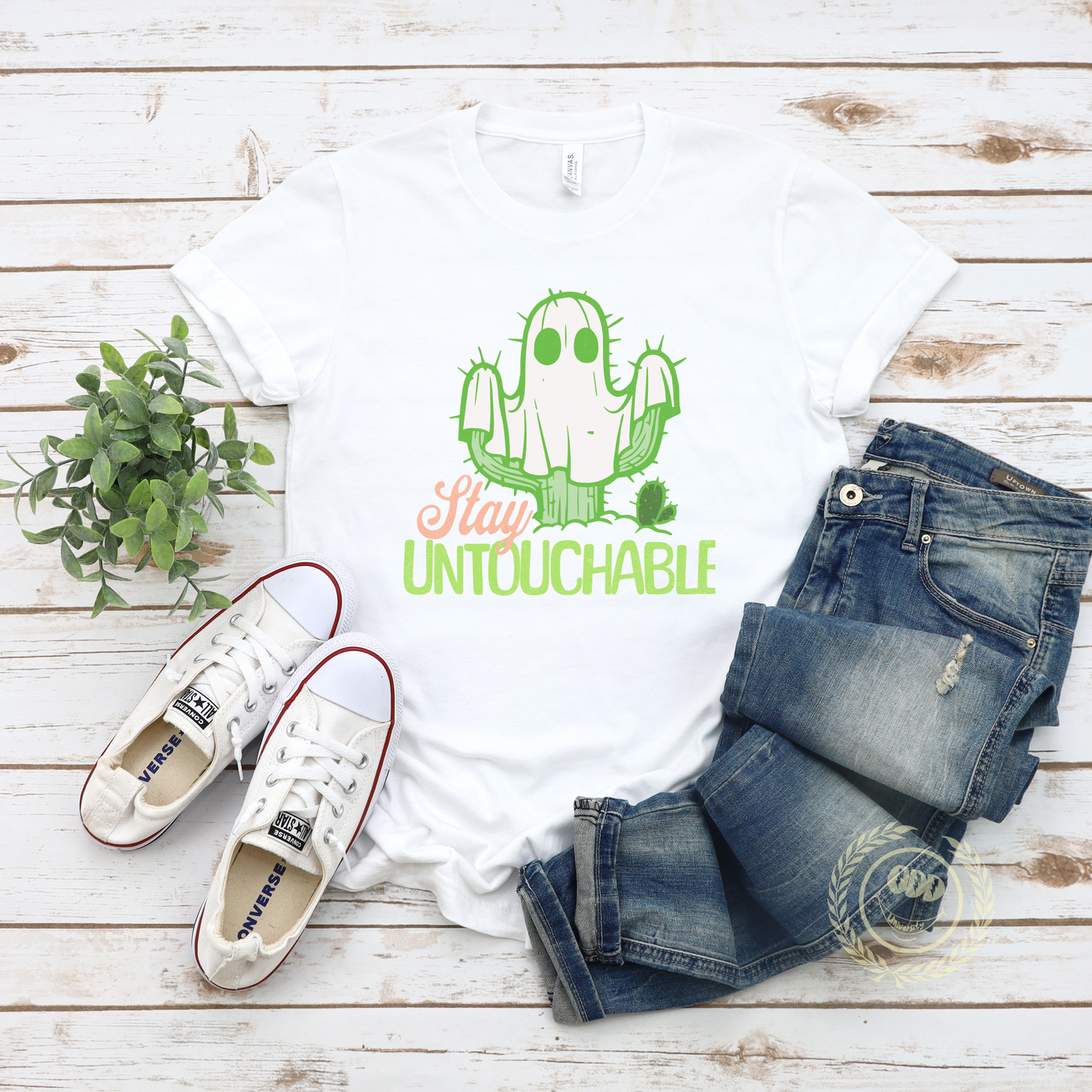 Stay Untouchable Cactus Ghost Tee