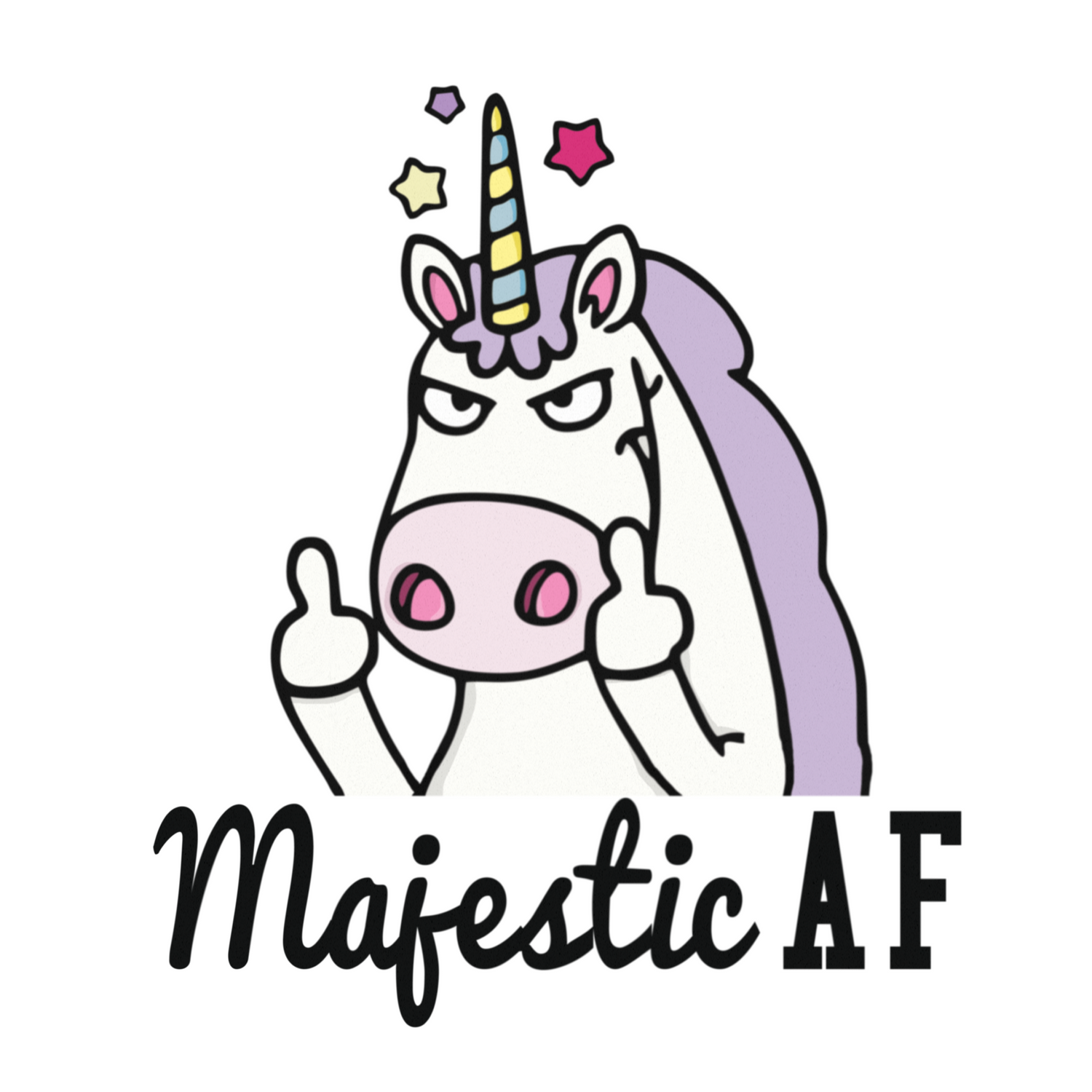 Majestic AF Angry Unicorn