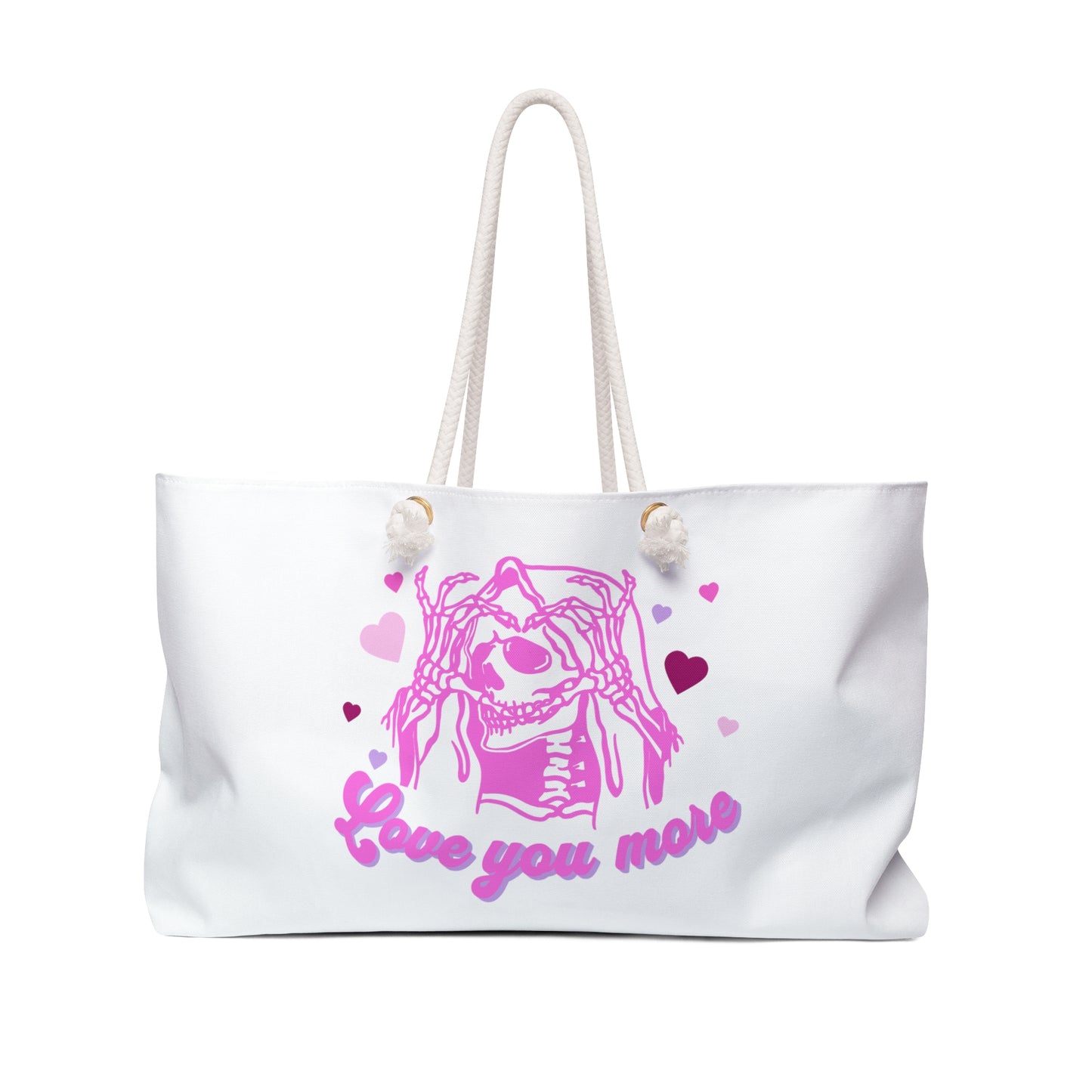 Reaper Love You More - Weekender Bag, White