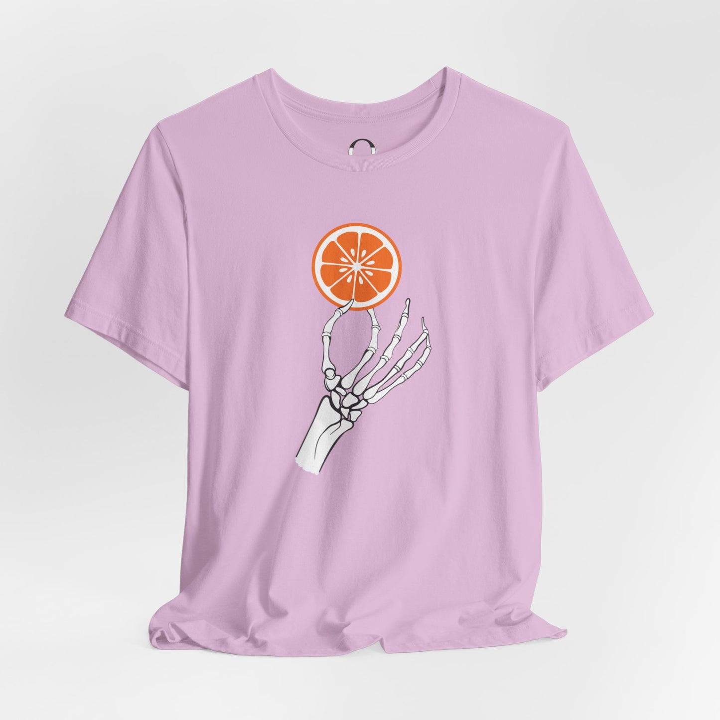 Skeleton Hand Holding An Orange Slice Tee