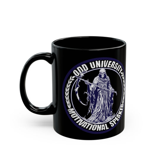 OU Motivational Speaker - Black Mug (11oz)