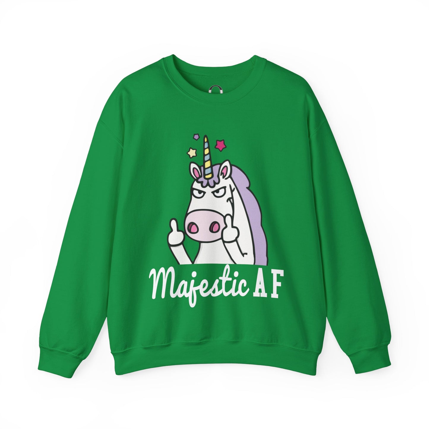 Majestic AF_ Angry Unicorn Sweatshirt