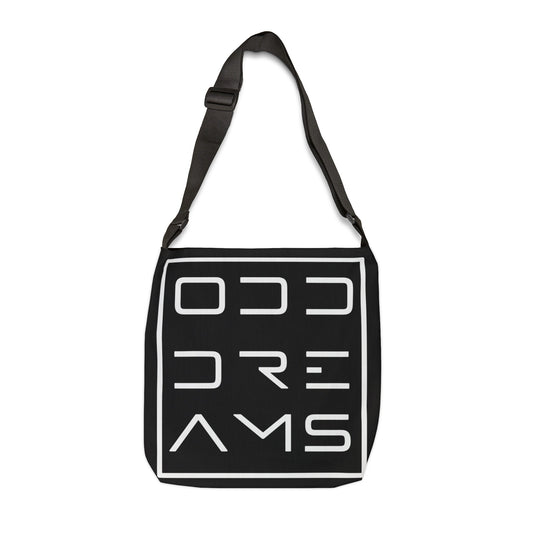 ODD DREAMS Adjustable Tote Bag (AOP), Black