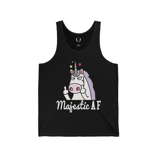 Majestic AF - Angry Unicorn Tank Top