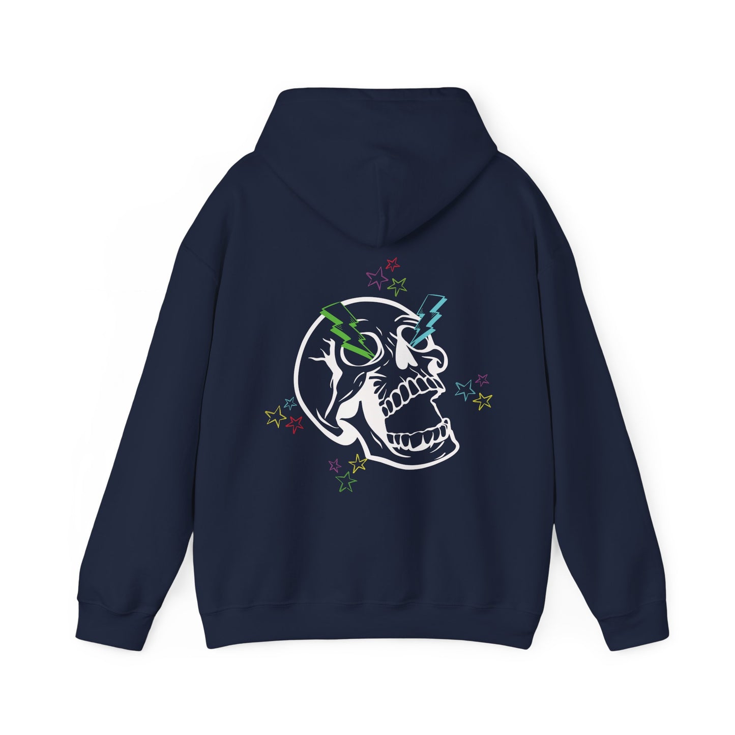 Thunder Skull Hoodie - (Back Print)