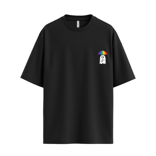 LGBTQ Pride Umbrella Ghost Pocket Shirt