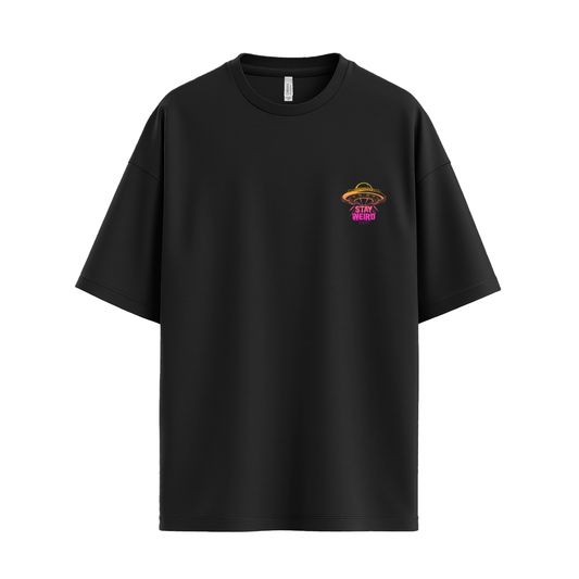 Stay Weird Spaceship Pocket Design