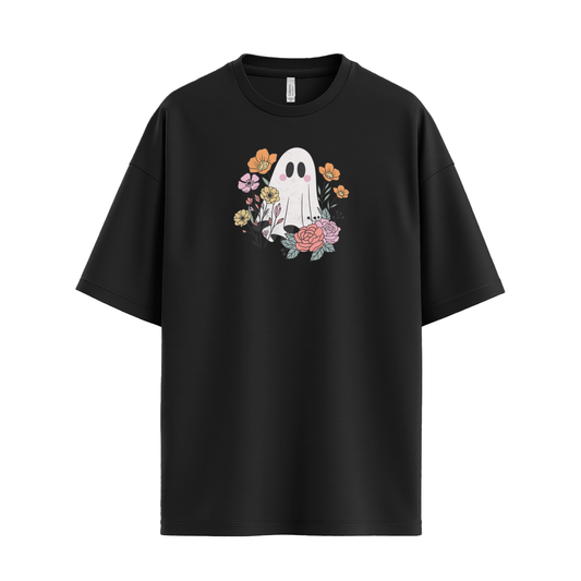 Ghost with Flowers Tee