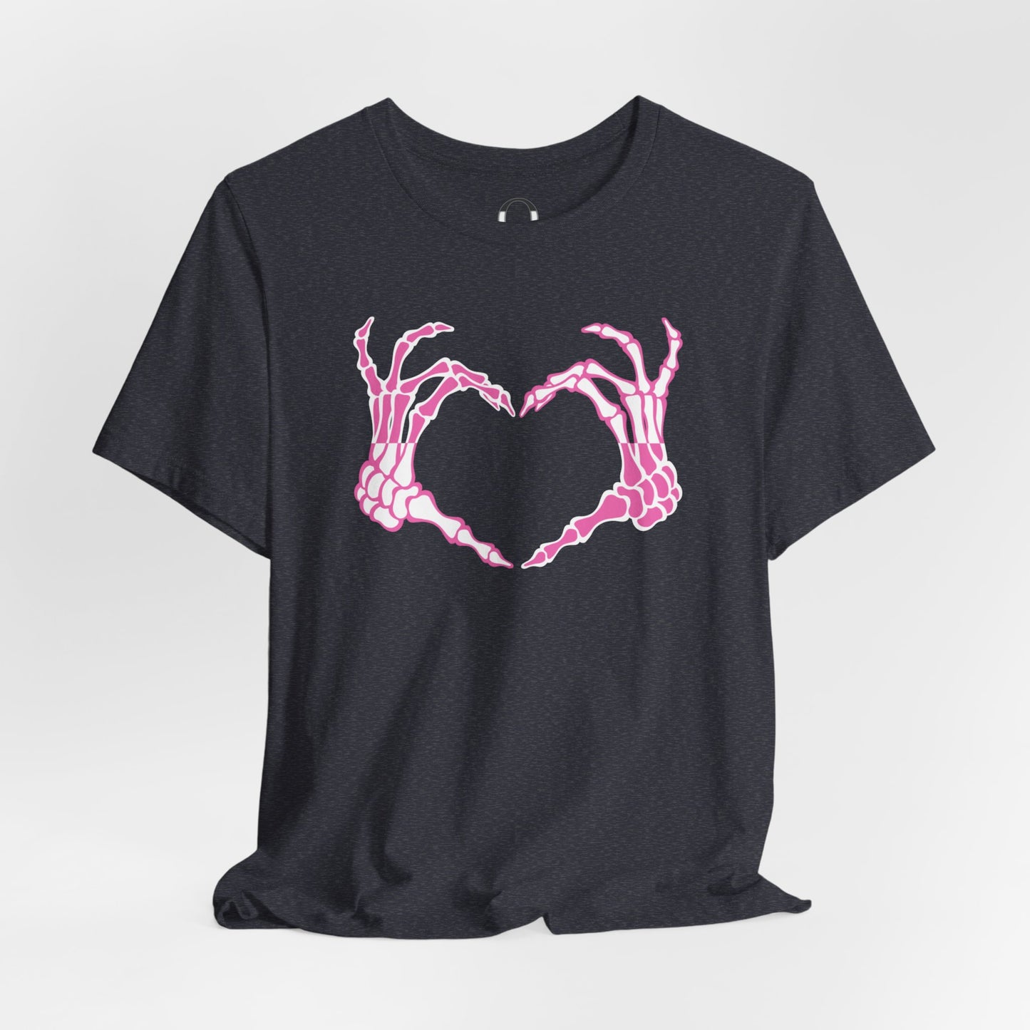 Skeleton Hand Double Pink Love Tee