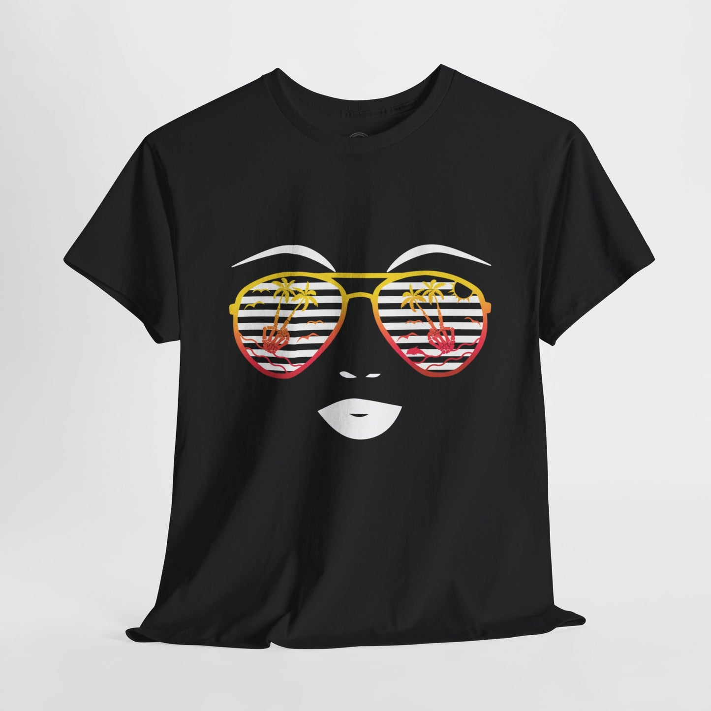 Lookin' Good, Lady Beach Glasses Short Sleeve Tee