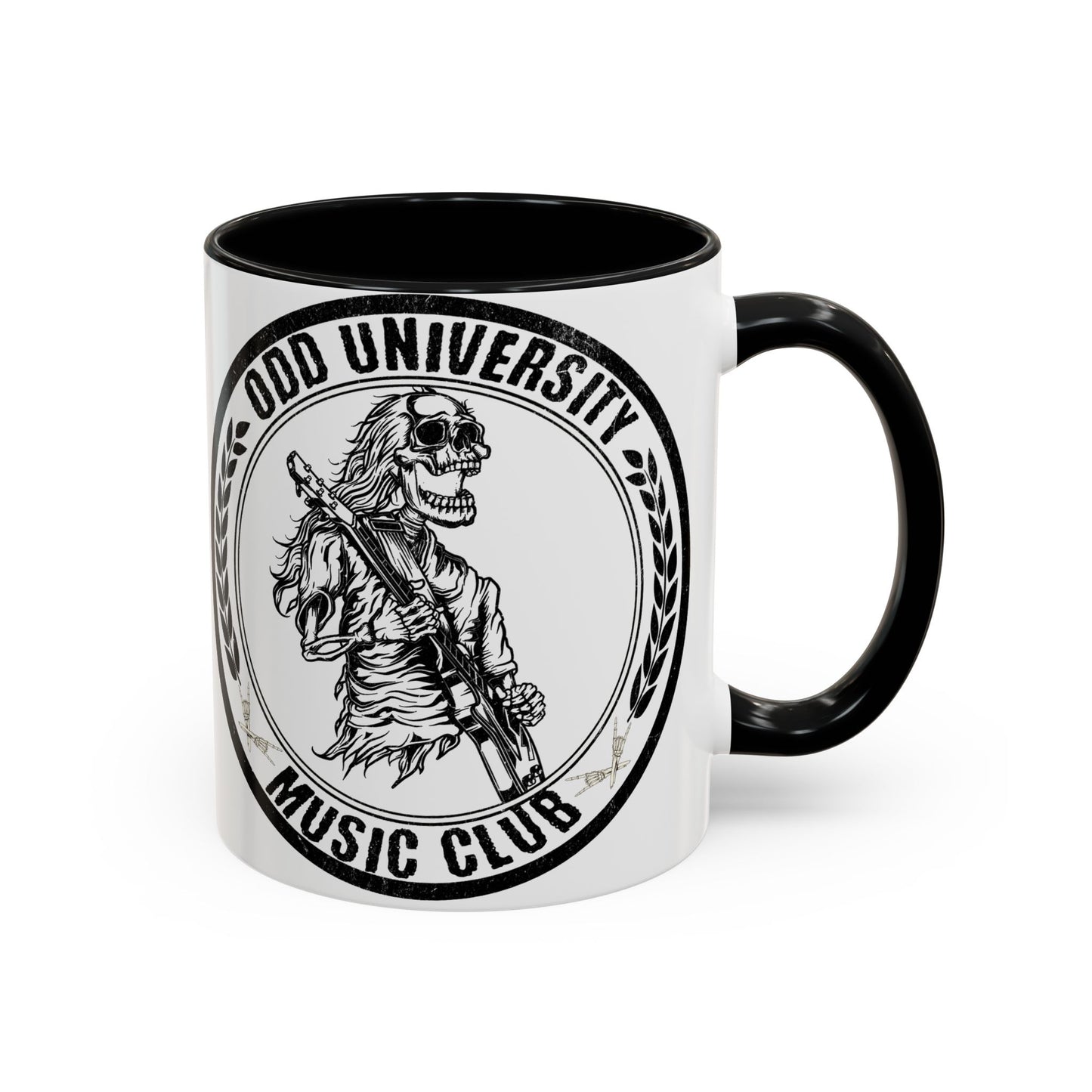 OU Music Club - Accent Coffee Mug, 11oz - White