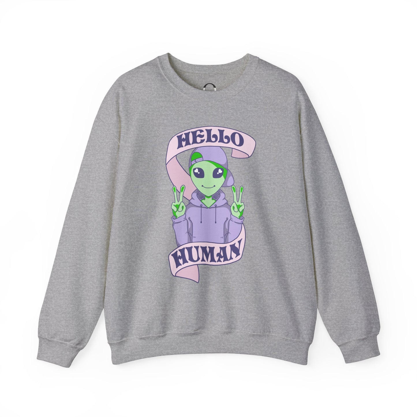 "Hello Human" Alien Sweatshirt