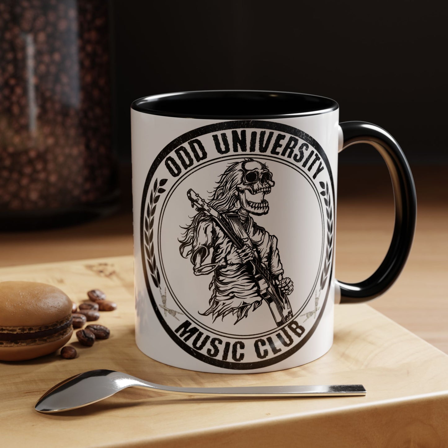 OU Music Club - Accent Coffee Mug, 11oz - White