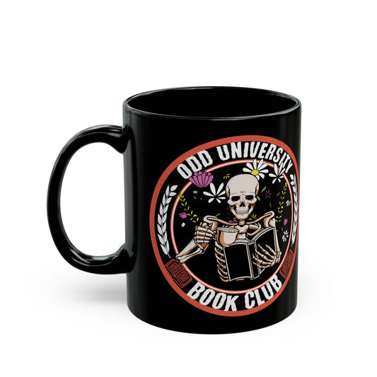 OU Book  Club - Black Mug (11oz)