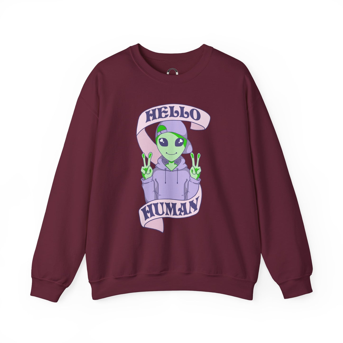 "Hello Human" Alien Sweatshirt