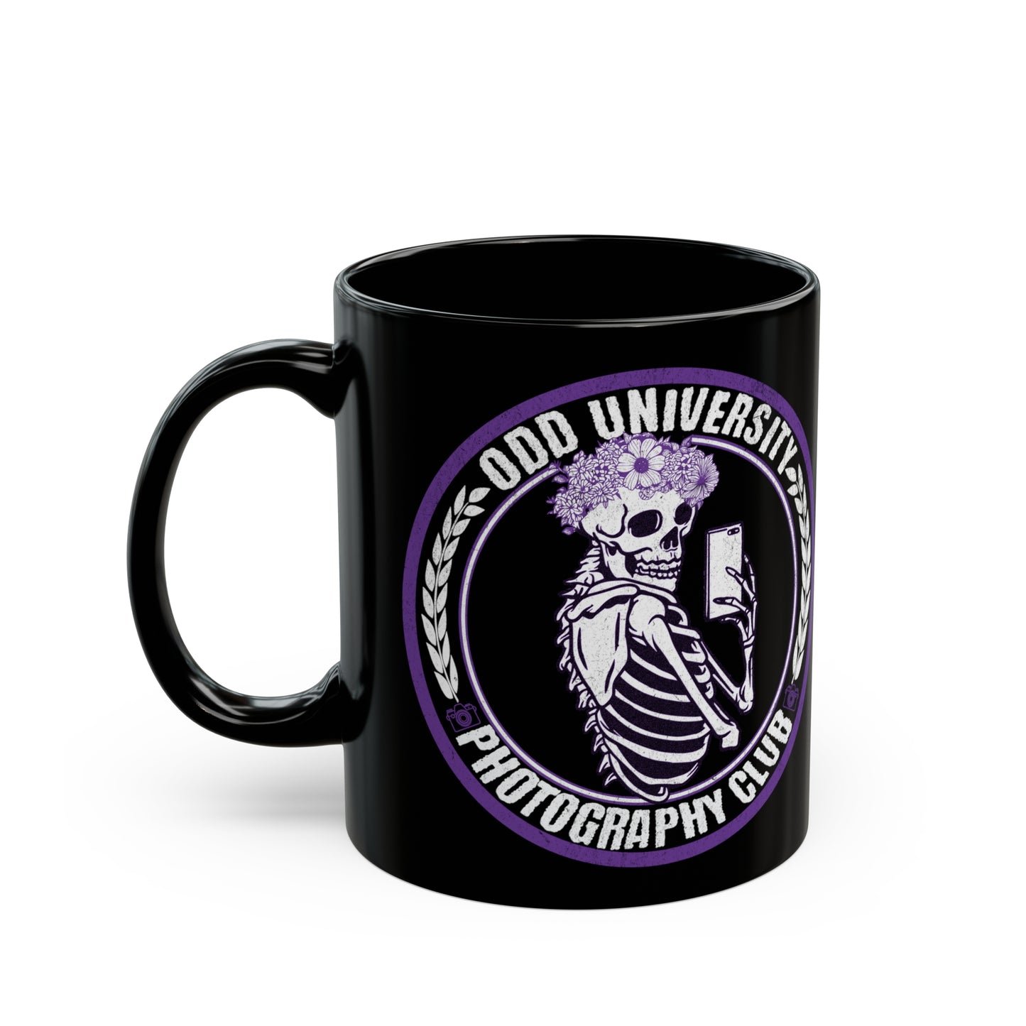 OU Photography Club - Black Mug (11oz)