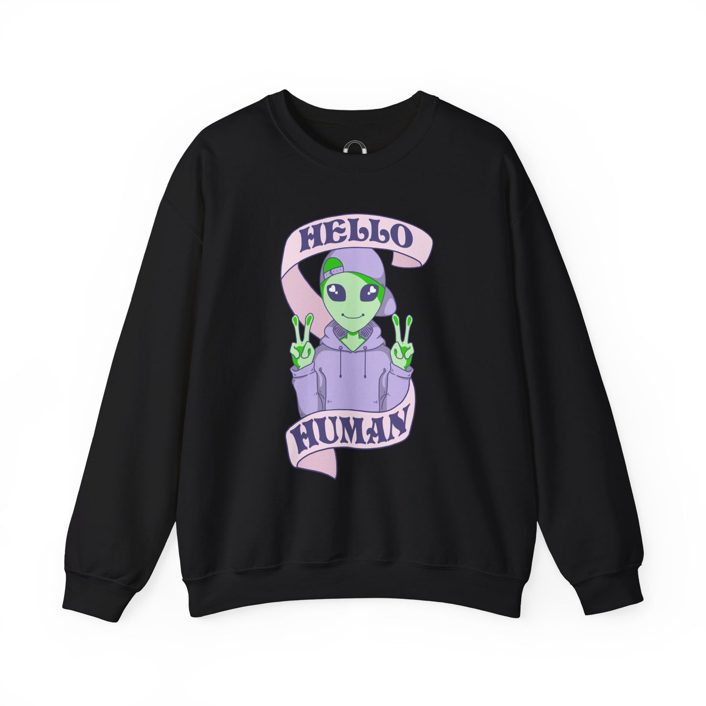 "Hello Human" Alien Sweatshirt