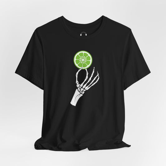 Skeleton Hand Holding A Lime Slice Shirt