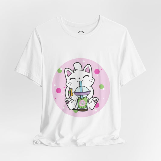 Bubble Tea - Cat Short Sleeve Tea