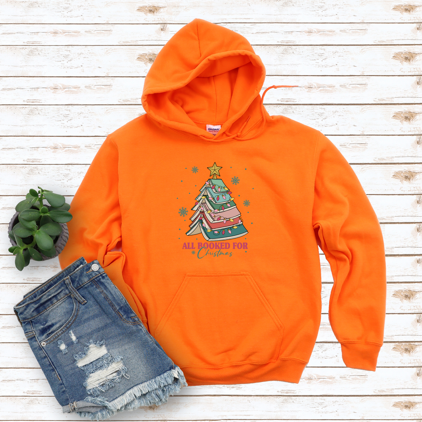 All Booked For Christmas Hoodie