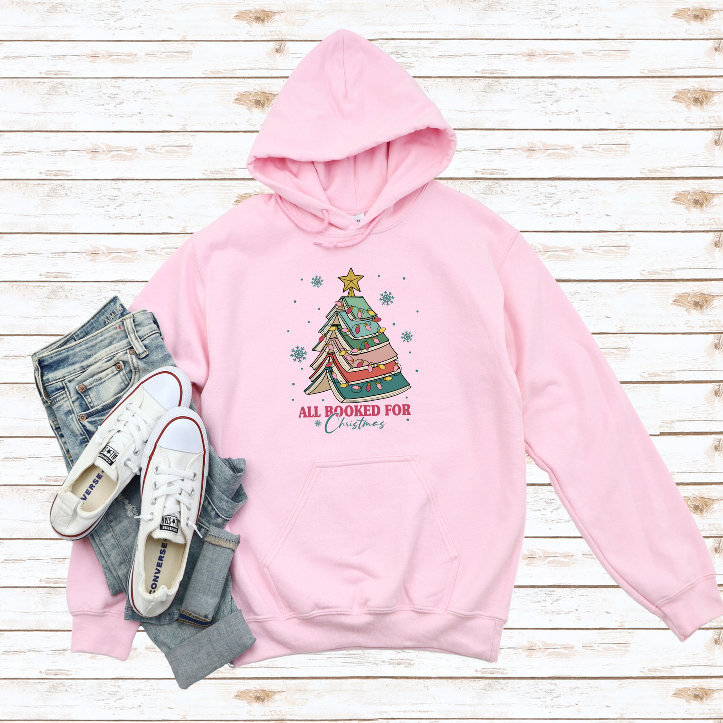 All Booked For Christmas Hoodie