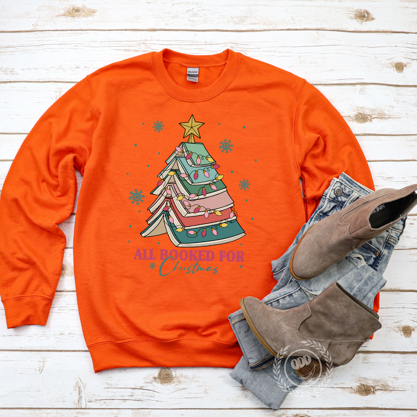 All Booked For Christmas Sweatshirt