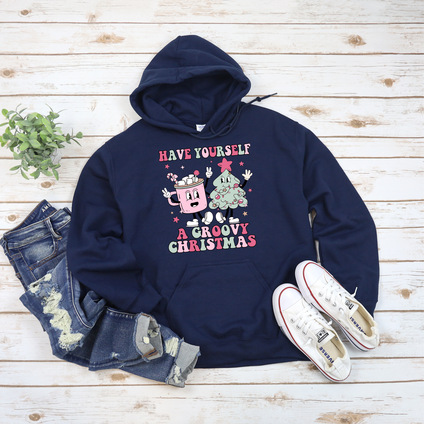 Have Yourself a Groovy Christmas Hoodie