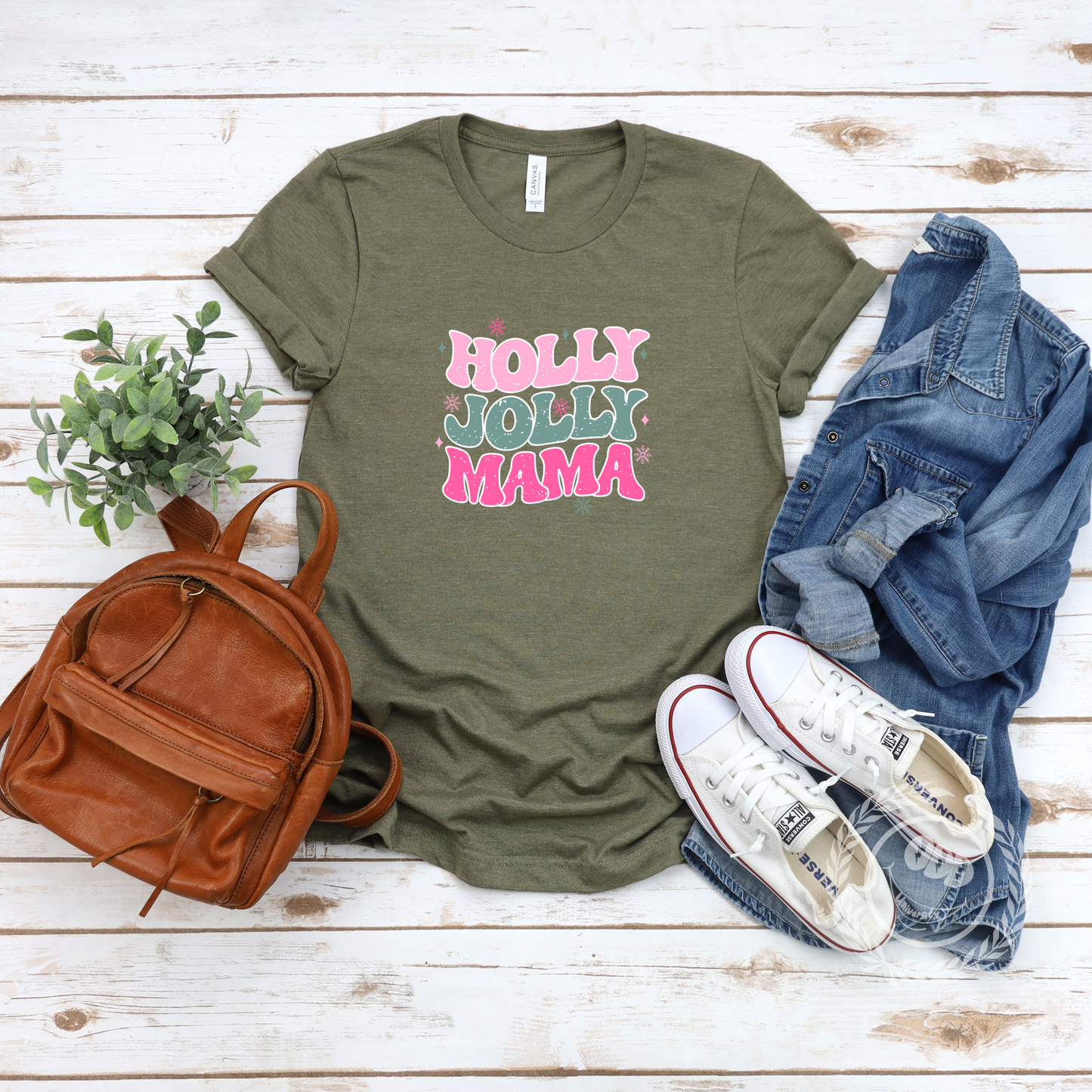 Holly Jolly Mama Tee