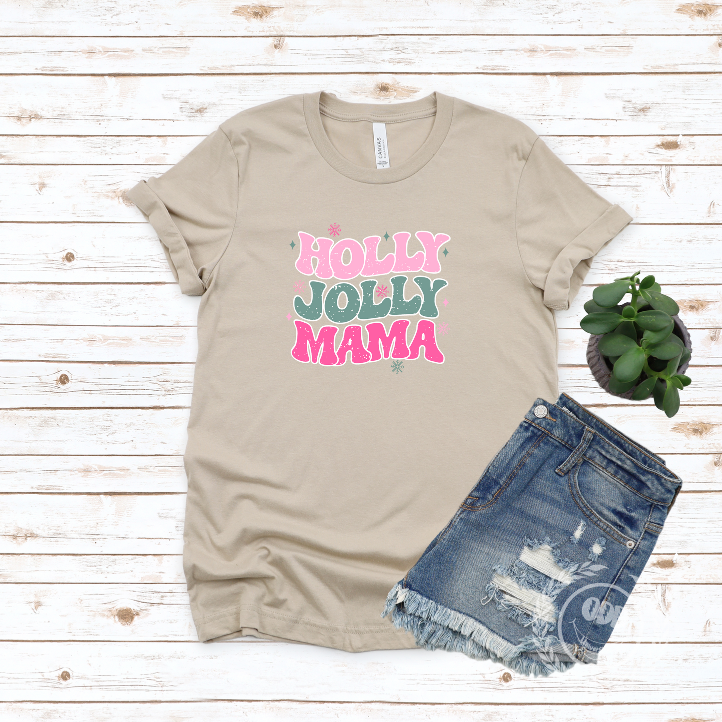 Holly Jolly Mama Tee