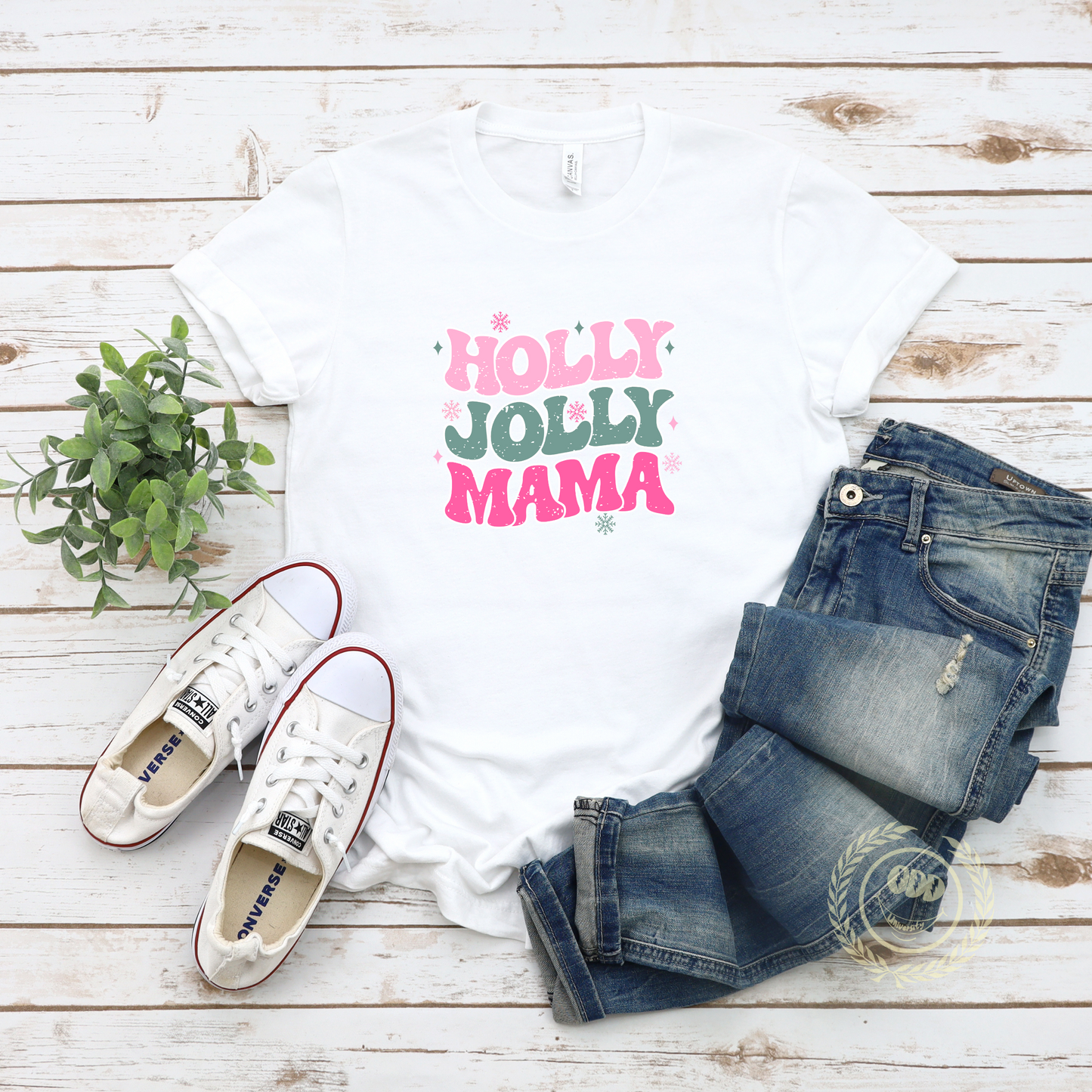 Holly Jolly Mama Tee